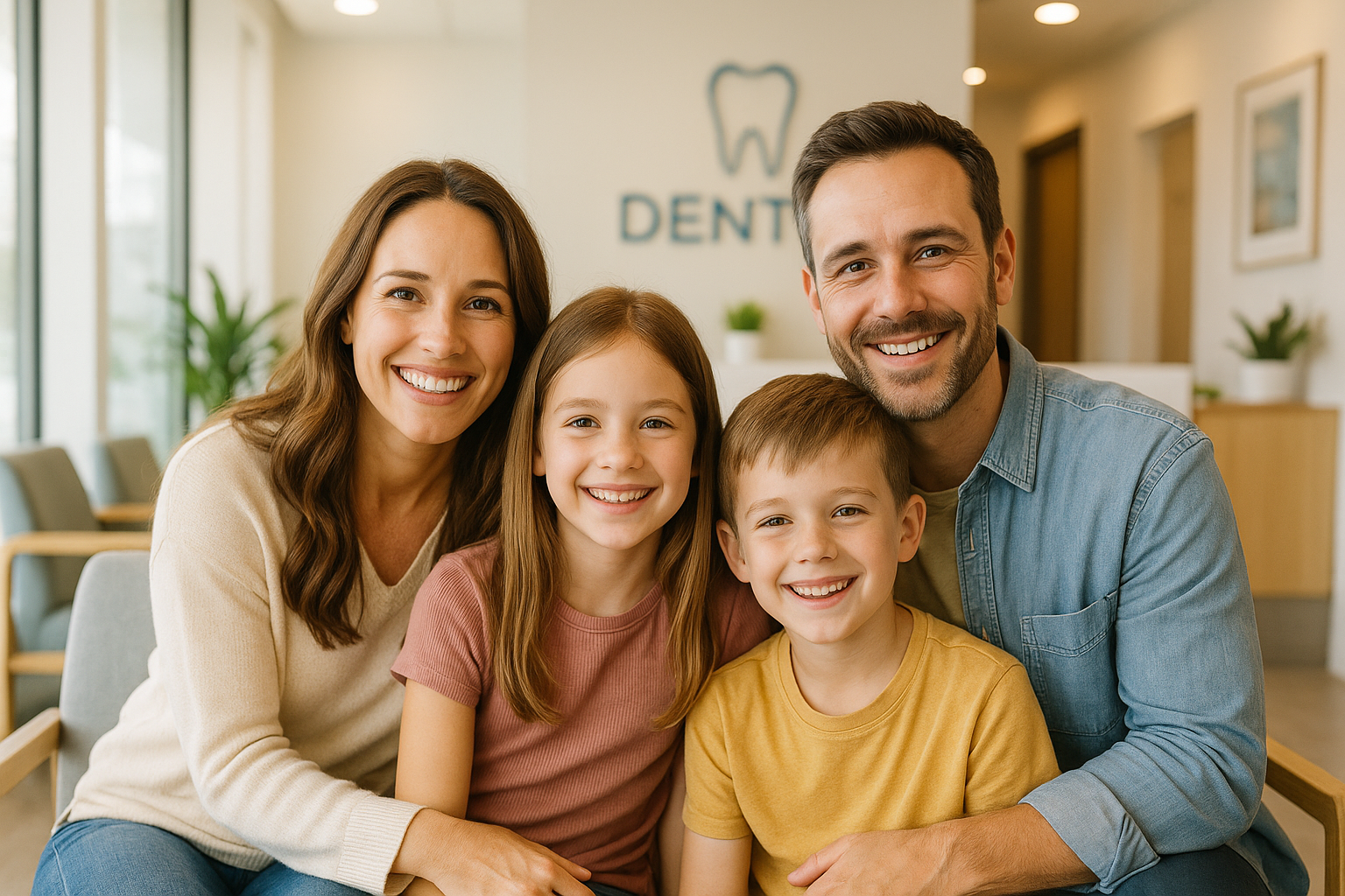 Happy family at Lakewood Dental of Colorado